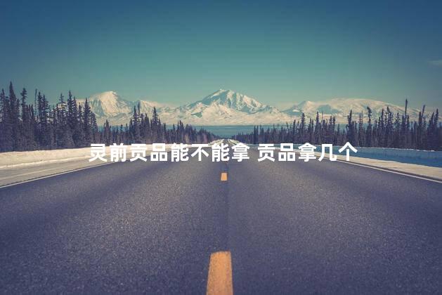 灵前贡品能不能拿 贡品拿几个